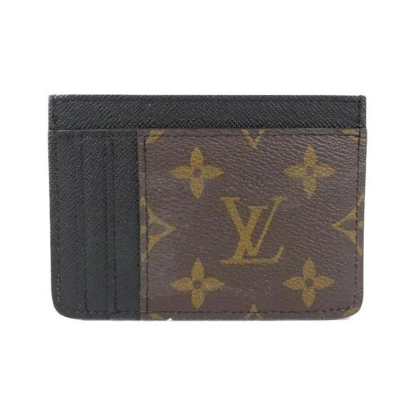 Louis Vuitton Monogram Reverse Card Case Holder LV Side Up Marron - Picture 2 of 5